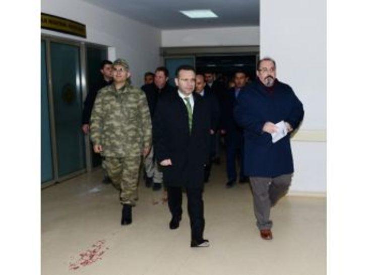 Diyarbakır Valisi Aksoy’dan Saldırıda Yaralanan Polislere Ziyaret