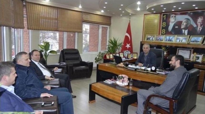 Gevye Belediye Başkanı Kaya&rsquo;dan Başkan Yaman&rsquo;a Ziyaret