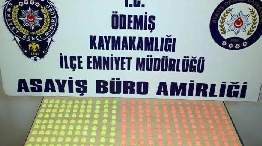 Otomobilde 398 Uyuşturucu Hap Ele Geçirildi