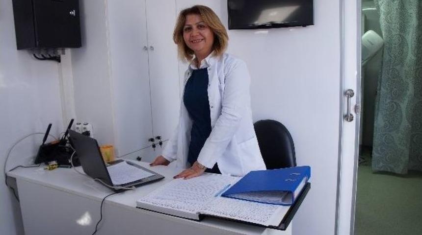 Mobil Kanser Tarama Aracı &Ccedil;ardak Beldesinde