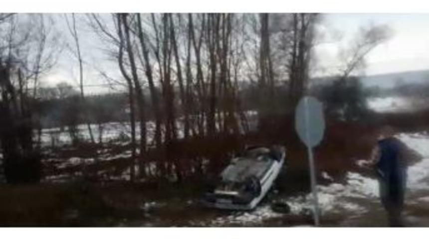 Domani&ccedil;&rsquo;te Trafik Kazası: 1 Yaralı