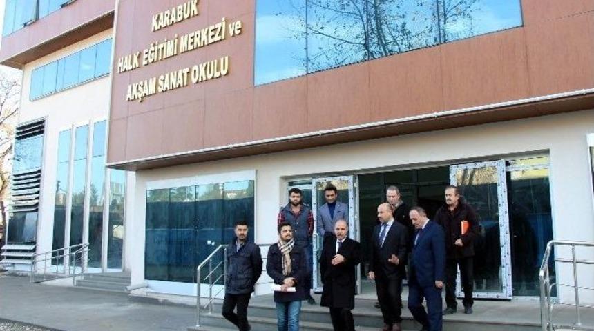 Vali Aktaş, Milli Eğitim M&uuml;d&uuml;rl&uuml;ğ&uuml; Binasından İncelemelerde Bulundu
