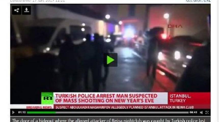 D&uuml;nya Reina Saldırganının Yakalanmasını Dha G&ouml;r&uuml;nt&uuml;leriyle Takip Etti