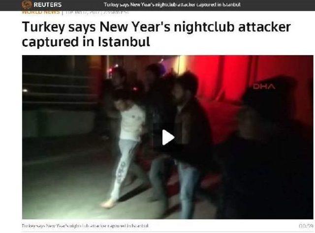 D&uuml;nya Reina Saldırganının Yakalanmasını Dha G&ouml;r&uuml;nt&uuml;leriyle Takip Etti 1