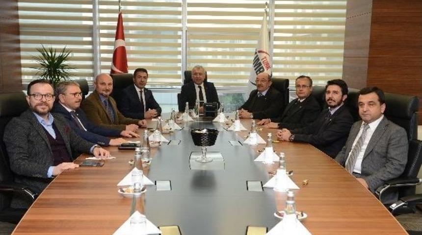 Denizli Ticaret Odasından, Eximbank Genel M&uuml;d&uuml;r&uuml;ne Ziyaret