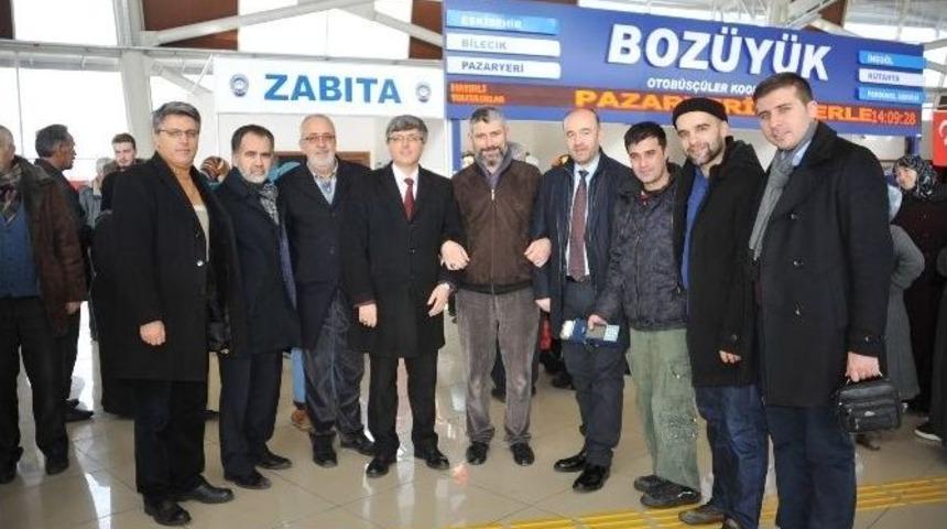 Boz&uuml;y&uuml;k&rsquo;ten 13 Kişi Daha Kutsal Topraklara Uğurlandı