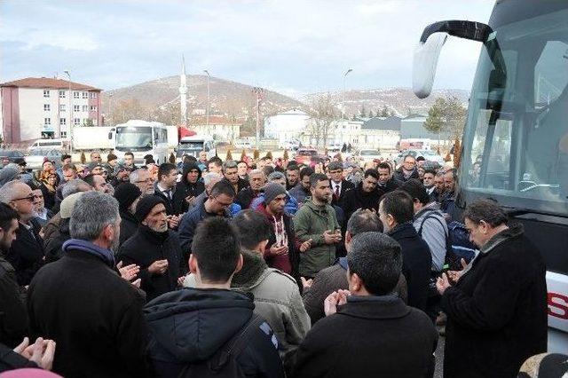 Bozüyük’ten 13 Kişi Daha Kutsal Topraklara Uğurlandı