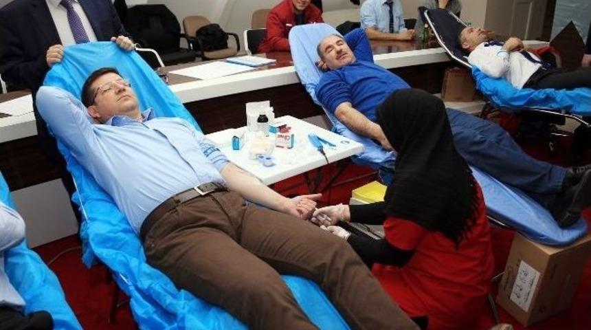 Merkezefendi Belediyesi&rsquo;nden Kan Bağışına Destek