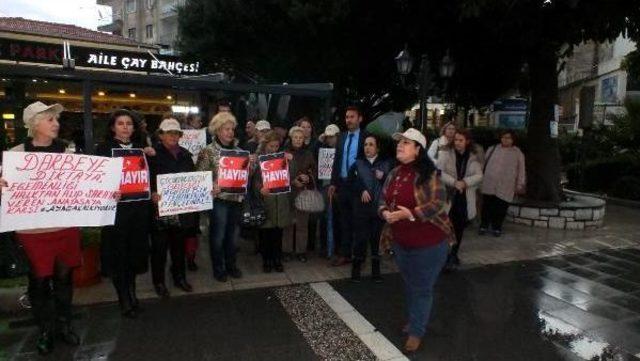 Marmaris'te Chp'lilerden 2'nci Gün Eylemi