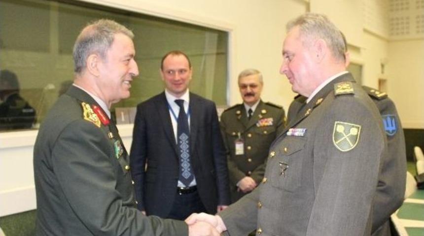 Orgeneral Akar, Br&uuml;ksel&rsquo;de Genelkurmay Başkanları Toplantısı&rsquo;na Katıldı