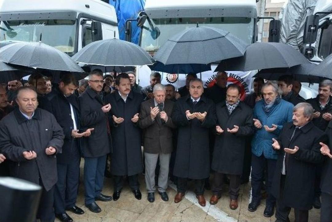 Uşak&rsquo;tan Halep&rsquo;e Yardım Gitmeye Devam Ediyor