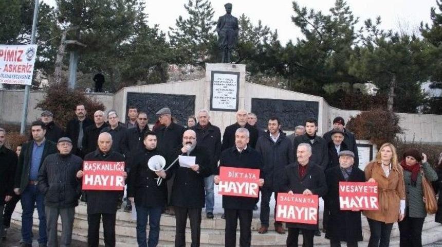Yozgat&rsquo;ta &lsquo;başkanlığa Hayır&rsquo; Eylemi Yapıldı