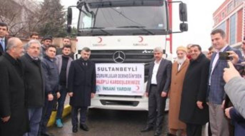 Halep&rsquo;e Yardım Tır&rsquo;ları Dualarla Uğurlandı