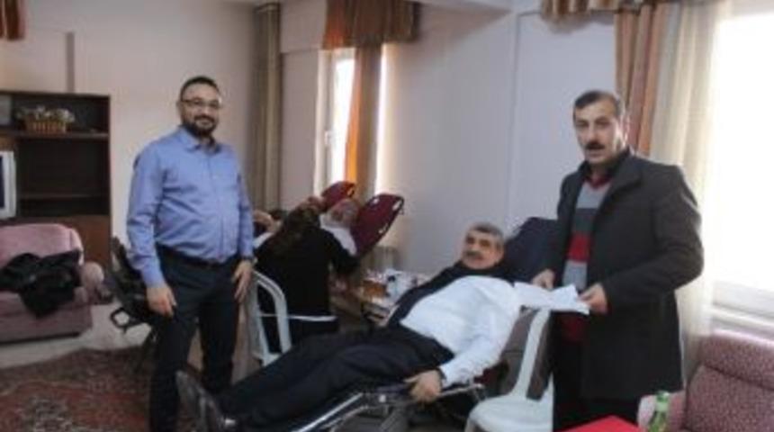 Şeker Fabrikası &Ccedil;alışanları Kan Bağışında Bulundu