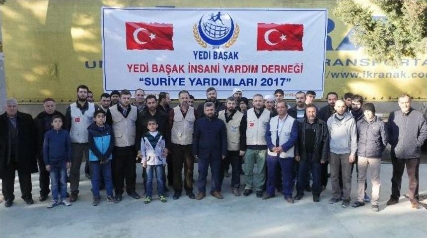 Yedi Başak&rsquo;tan Suriye&rsquo;ye İnsani Yardım