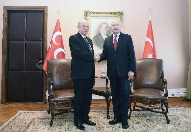 Kılıçdaroğlu-bahçeli Görüşmesi Başladı 1