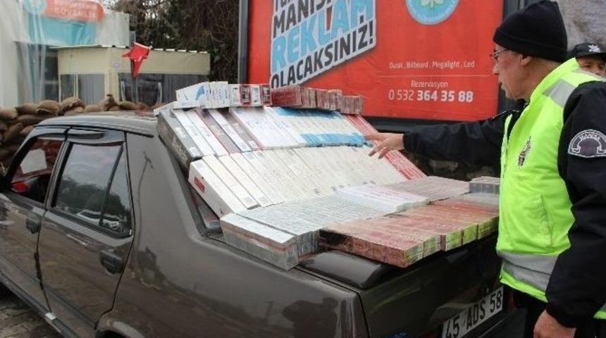Durdurulan Ara&ccedil;tan Ka&ccedil;ak Sigara &Ccedil;ıktı