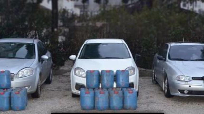 Edirne&rsquo;De  650 Litre Asit Anhidrit Ele Ge&ccedil;irildi