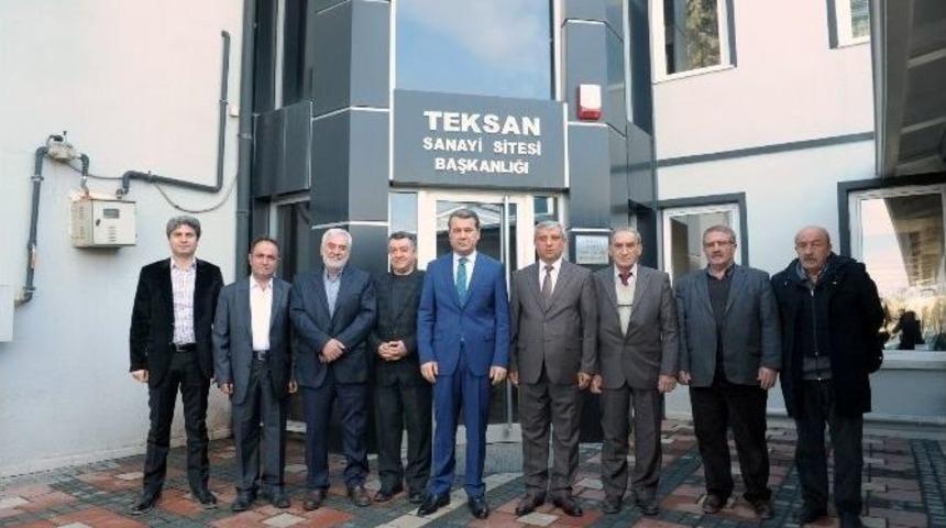Vali &Ccedil;elik, Teksan Sanayi Sitesi&rsquo;ni Ziyaret Etti
