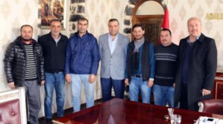 Gazetecilerden Siverek Kaymakamı Demirel&rsquo;e Ziyaret