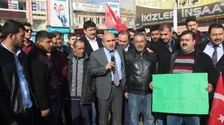 Roketli Saldırılarda Hayatını Kaybedenlerin Yakınları Basın A&ccedil;ıklaması Yaptı