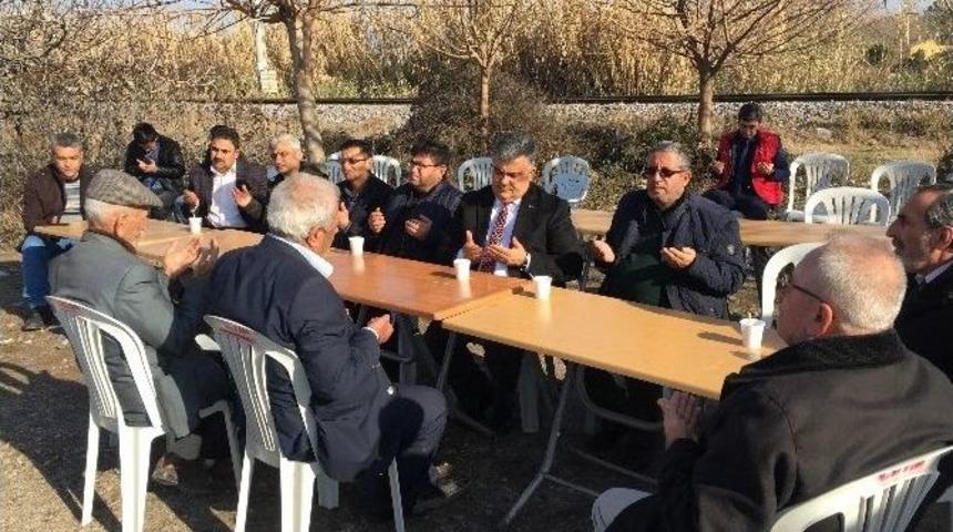 Başkan &Ouml;zg&uuml;ven&rsquo;den Şehit Polisin Babaocağına Taziye Ziyareti