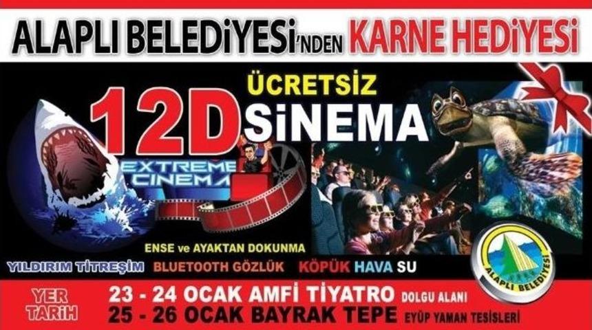 &Ouml;ğrencilere Karne Hediyesi Olarak Sinema G&ouml;sterimi