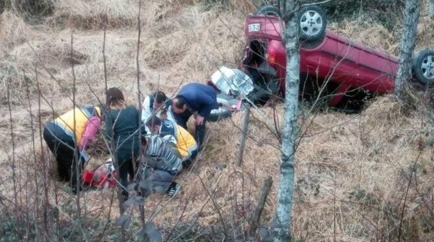 Giresun’da Trafik Kazası: 5 Yaralı