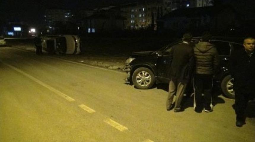 Malatya&rsquo;Da Otomobiller &Ccedil;arpıştı: 3 Yaralı