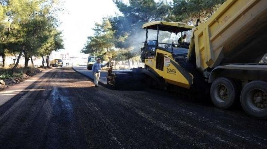 Kepez Kiriş&ccedil;iler Yolu&rsquo;na 10 Bin Ton Asfalt