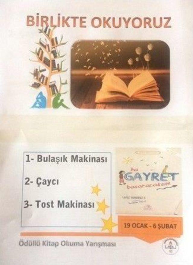 Dadaş Ortaokulundan Ödüllü Kitap Okuma Yarışması