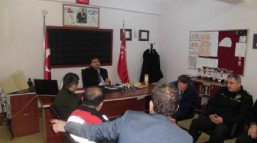 Ergene İl&ccedil;e G&uuml;venlik Toplantısı D&uuml;zenlendi