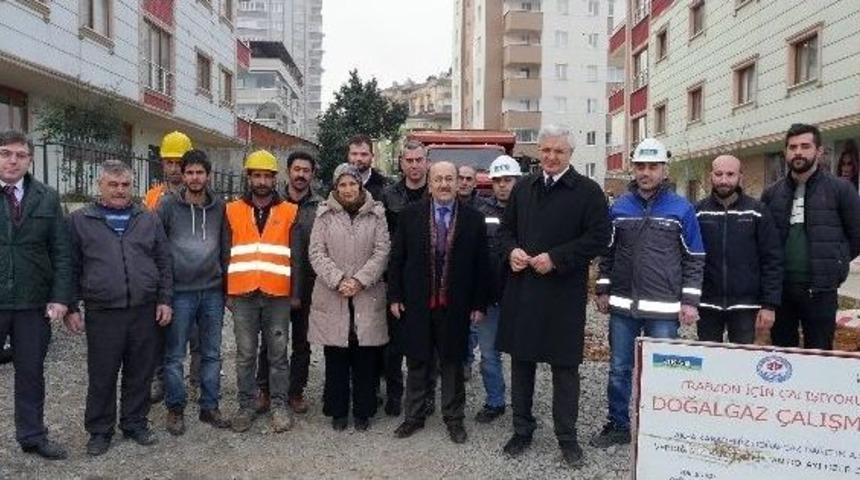 &Ccedil;ukur&ccedil;ayır&rsquo;a Doğal Gaz Ulaştırmak İ&ccedil;in &Ccedil;elik Boru D&ouml;şeme &Ccedil;alışmalarına Başlandı