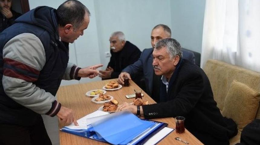 Başkan Karalar&rsquo;dan Muhtarlara Ziyaret