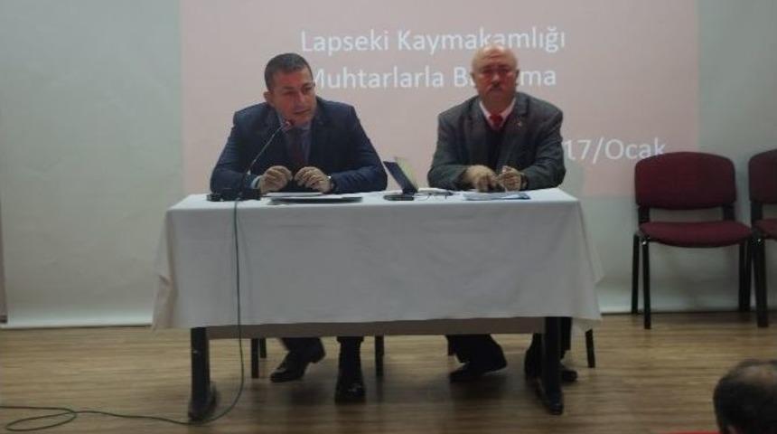 Lapseki&rsquo;de İstişare Toplantıları