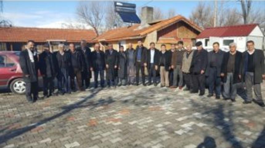 Emrullah Kara Ve Muhtarlardan, Ahmet Aydın&rsquo;a Destek