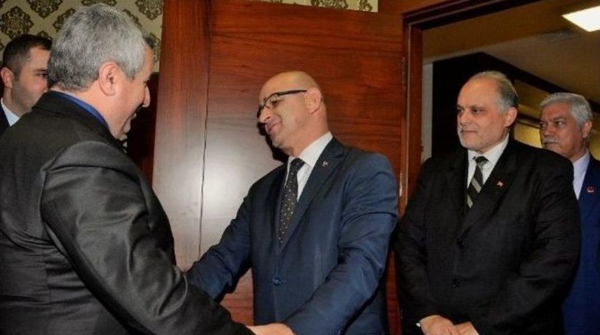 Başkan Baran, Mhp İl Başkanını Ağırladı
