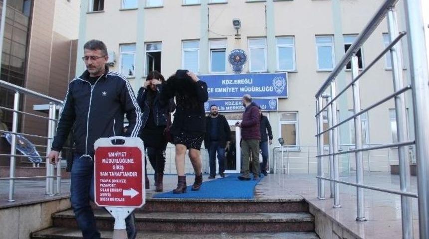 Fuhuş Operasyonunda G&ouml;zaltına Alınan 2 Kişi Adliyeye Sevk Edildi