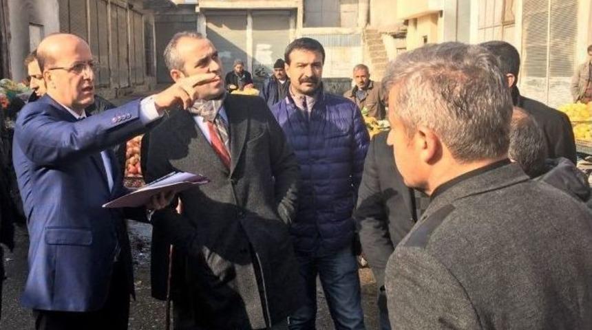 Belediye Başkanı Adanur, Tarihi Alanları Ve Esnafı Ziyaret Etti