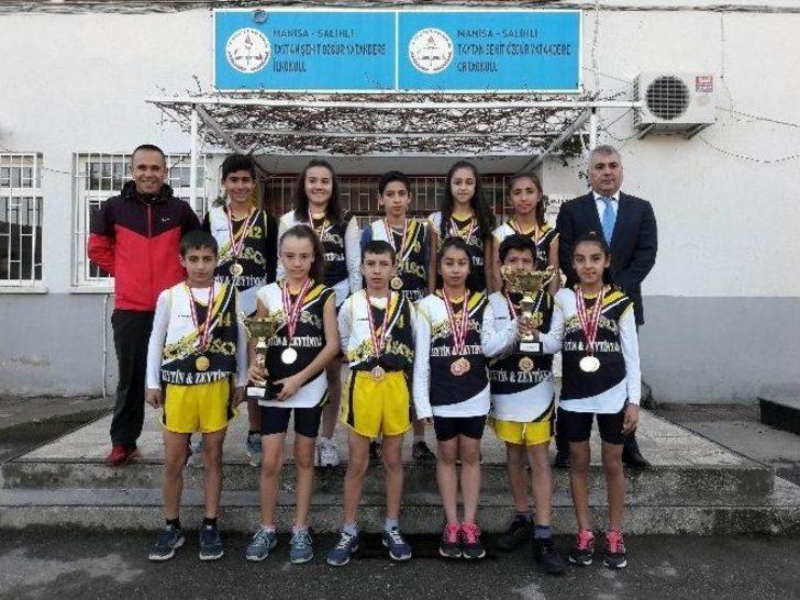 Taytanlı Öğrenciler Krosta Manisa Şampiyonu Oldu