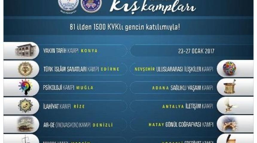 Kyk'lı Gen&ccedil;ler, 11 Ilde Kyk Tematik Kış Kampı'nda Buluşacak