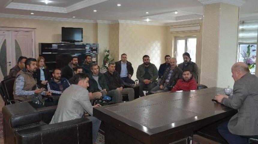 Başkan Aşan, Gazetecilerle Bir Araya Geldi