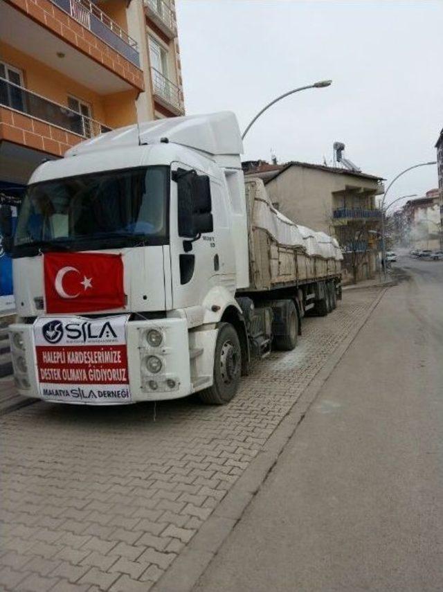 Halep’e Malatya’dan Bir Yardım Eli Daha