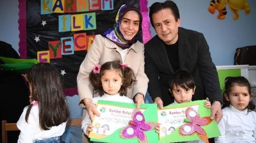 Tuzla Belediyesi Anne &Ccedil;ocuk Eğitim Merkezi&rsquo;nde Karne Heyecanı