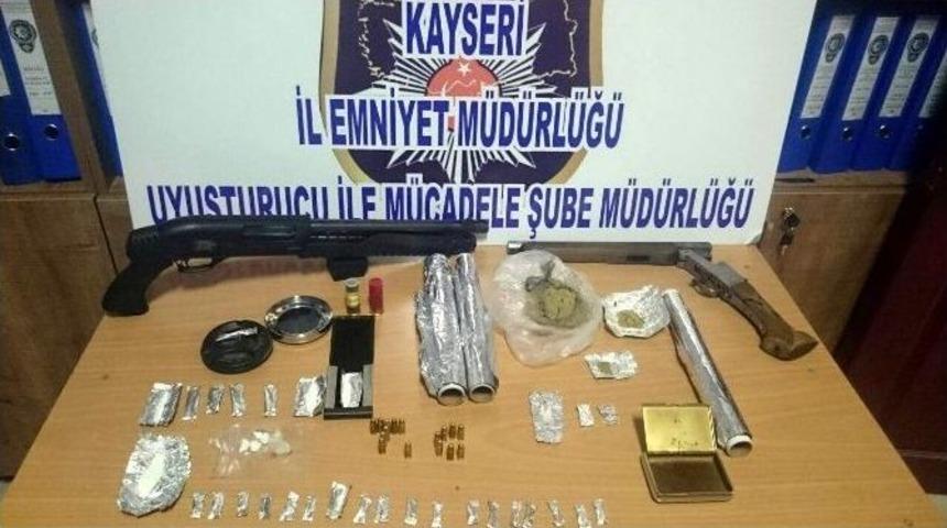 Kayseri&rsquo;de Uyuşturucu Operasyonu