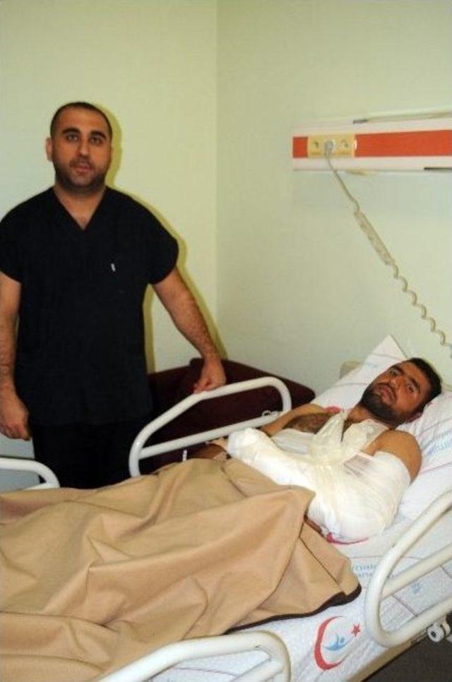Erbil’de Çukura Düşerek Yaralanan Genç Cizre’de Tedavi Edildi