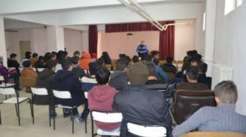 Tdp Polislerinden Lise &Ouml;ğrencilerine S&ouml;yleşi