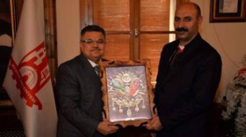 Sgk İl M&uuml;d&uuml;r Yardımcısı G&uuml;lmez&rsquo;den Başkan Yağcı&rsquo;ya Veda Ziyareti