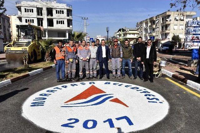 Başkan Uysal, Asfaltta İmzayı Attı 1