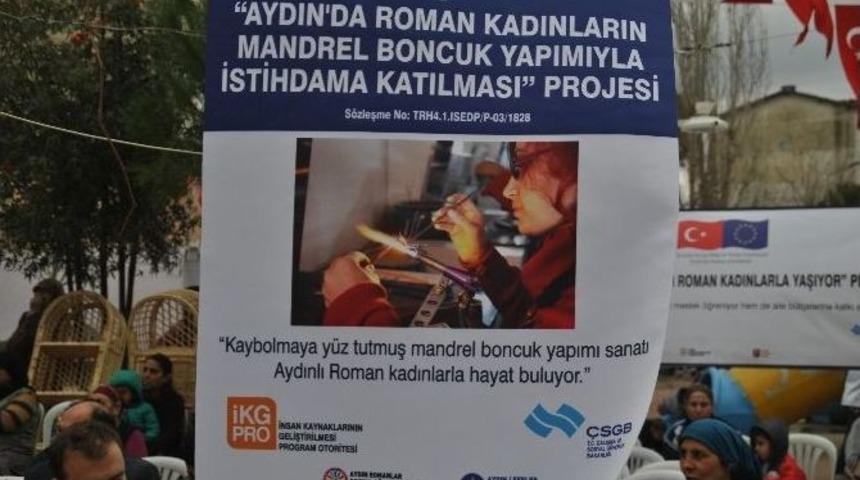 Romanlara Y&ouml;nelik &rsquo;boncuk&rsquo; Projesi İstihdama Katkı Sağlayacak